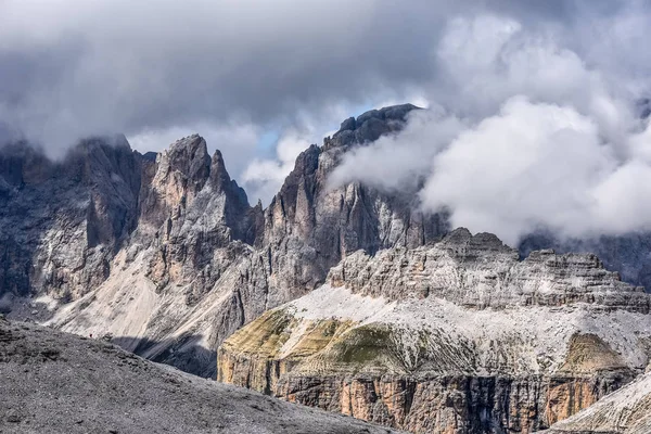 Dolomites 이탈리아 Sella — 스톡 사진