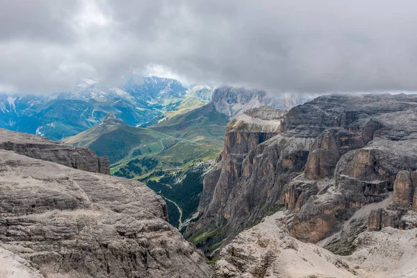 Dolomites 이탈리아 Sella — 스톡 사진