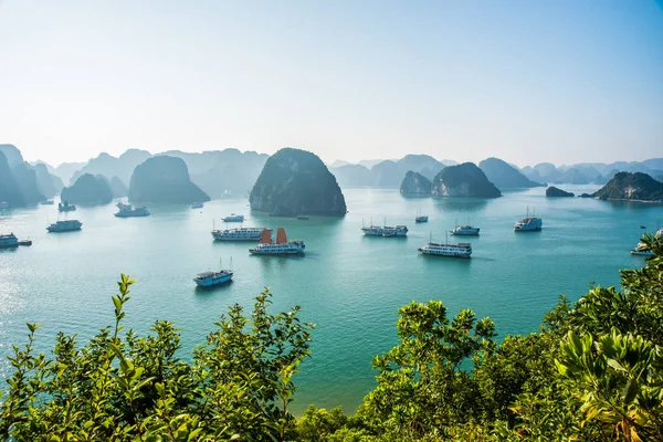 Hermosa Vista Bahía Halong Vietnam —  Fotos de Stock