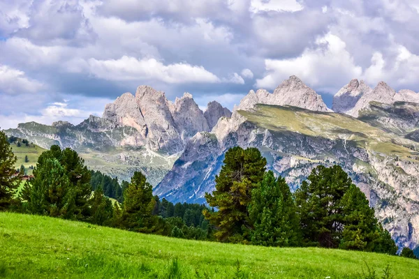 Dolomity Itálie Val Gardena Passo Sella — Stock fotografie