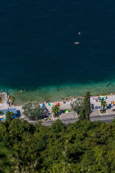 Punktu Widzenia Garda Jezioro Garda Włoszech — Zdjęcie stockowe