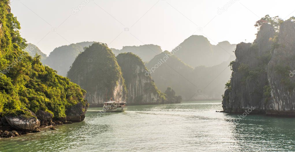 Beautiful view of Halong Bay Vietnam