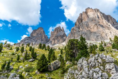 Dolomites İtalya - Val Gardena - Passo Sella