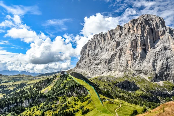 Dolomites İtalya - Val Gardena - Passo Sella