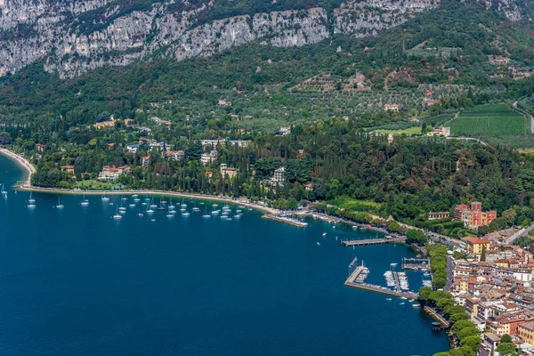 Point Vue Sur Garda Lac Garde Italie — Photo