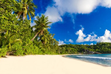 Anse Soleil - Cennet plaj tropikal ada Mahe