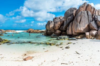 Güzel sahil - Anse Cocos - La Digue, Seyşeller