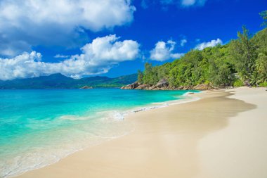 Anse Soleil - Cennet plaj tropikal ada Mahe