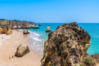 Güzel sahil Algarve, Portekiz