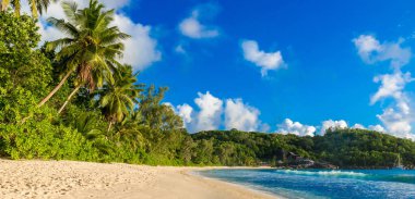 Anse Soleil - Cennet plaj tropikal ada Mahe