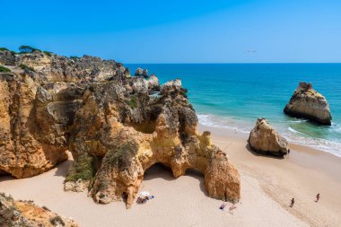 Güzel sahil Algarve, Portekiz