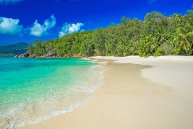 Anse Soleil - Cennet plaj tropikal ada Mahe