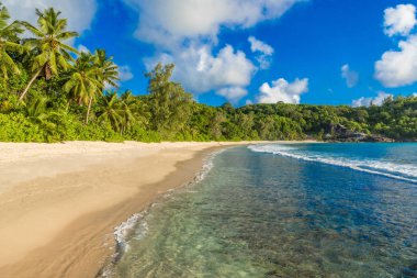 Anse Soleil - Cennet plaj tropikal ada Mahe