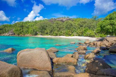 Anse Soleil - Cennet plaj tropikal ada Mahe