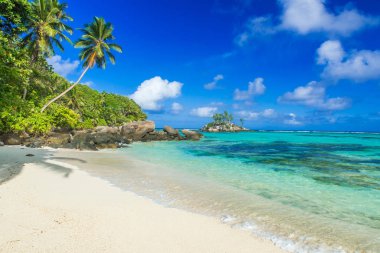 Beautiful beach - Anse aux Pins - Mahe, Seychelles clipart