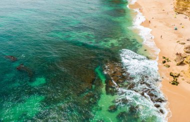 Praia do Vale de Centianes - Algarve Plajı - Portekiz