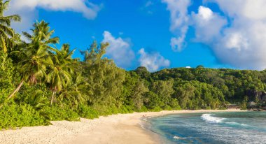 Anse Soleil - Cennet plaj tropikal ada Mahe