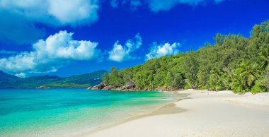 Anse Soleil - Cennet plaj tropikal ada Mahe