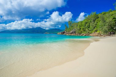 Anse Soleil - Cennet plaj tropikal ada Mahe