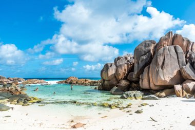 Güzel sahil - Anse Cocos - La Digue, Seyşeller