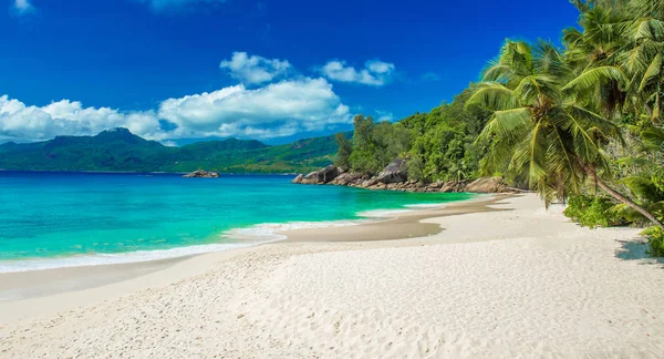 Anse Soleil Paradise Beach Tropikalnej Wyspie Mahe — Zdjęcie stockowe