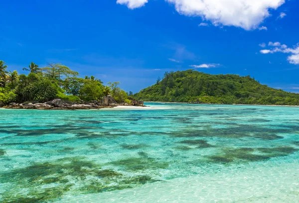 Anse Islette Sobre Mahe Seychelles — Foto de Stock