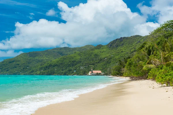 Tropical Beach Seychelles Mahe — Stock Photo, Image