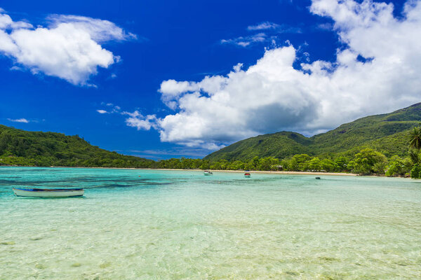 Anse I'Islette on Mahe in Seychelles