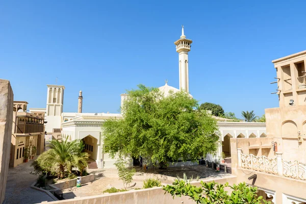 Bastakiya Oude Stad Met Arabische Architectuur Dubai Verenigde Arabische Emiraten — Stockfoto
