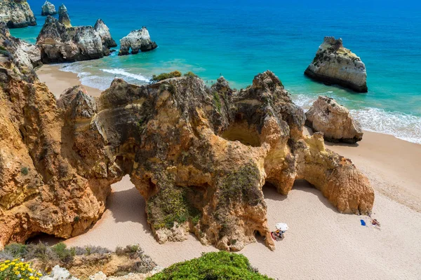 Güzel sahil Algarve, Portekiz