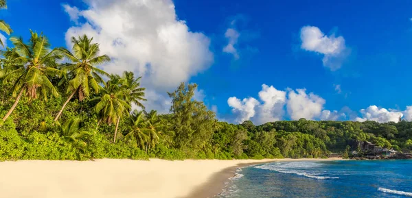 Anse Soleil Paradise Beach Tropisk Mahe — Stockfoto