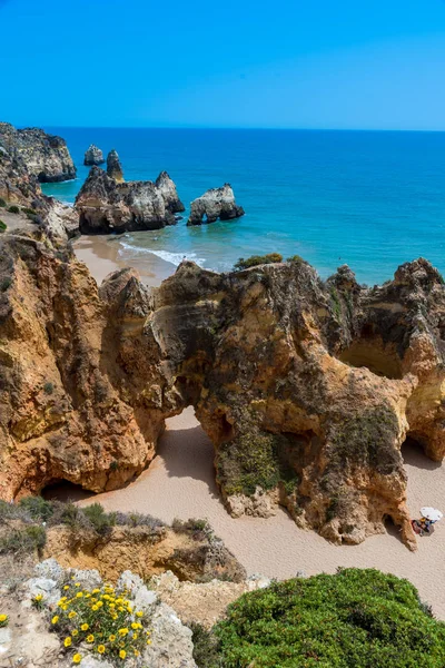 Vackra Kusten Algarve Portugal — Stockfoto