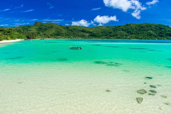 Anse Fache Paradise Beach Seychelles Mahe — стоковое фото