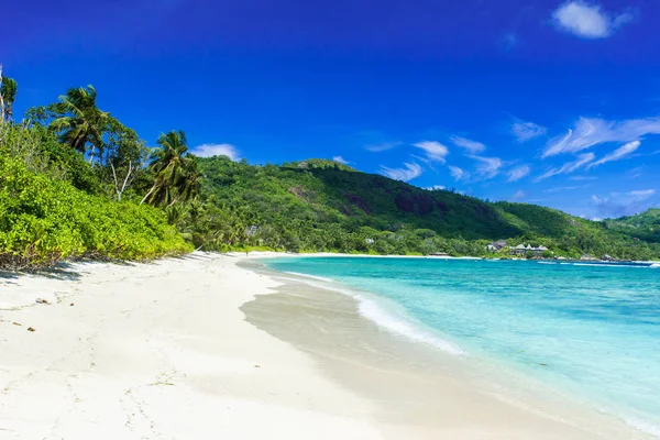 Petite Anse Strand Het Eiland Mahe Seychelles — Stockfoto