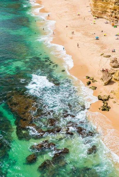 Praia Vale Centianes Plaża Algarve Portugalia — Zdjęcie stockowe