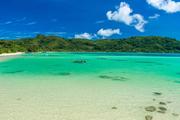 Anse Mouche Paradise Beach Seychellerna Mahe — Stockfoto