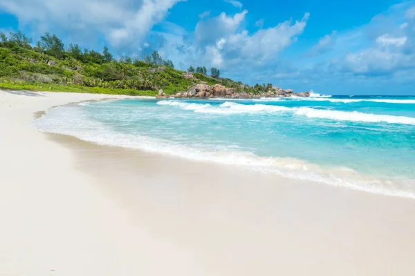 Güzel Sahil Anse Cocos Digue Seyşeller — Stok fotoğraf