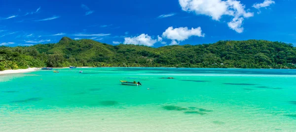 Anse Mouche Paradise Beach Seychellerna Mahe — Stockfoto