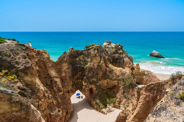 Piękne Wybrzeże Algarve Portugalia — Zdjęcie stockowe