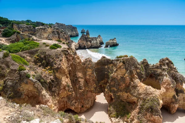 Красиві Узбережжя Алгарве Португалія — стокове фото