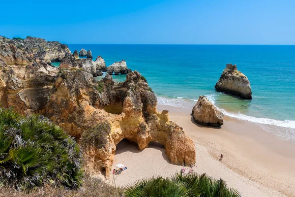 Güzel sahil Algarve, Portekiz