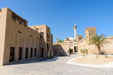 Bastakiya - Dubai, Birleşik Arap Emirlikleri Arap mimarisi ile eski şehir