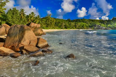 Anse Soleil - Cennet plaj tropikal ada Mahe