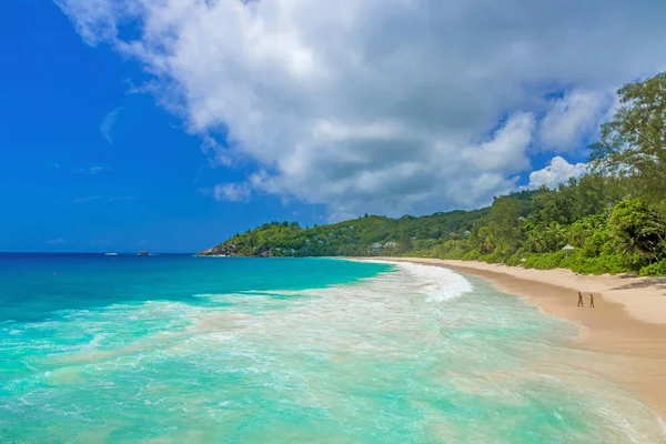 Beautiful Beach Island Mahe Seychelles — Stock Photo, Image