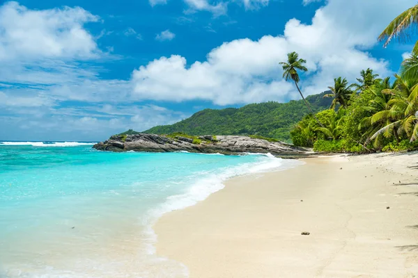 Anse Forbans Tropical Beach Seychelles Mahe — Stock Photo, Image