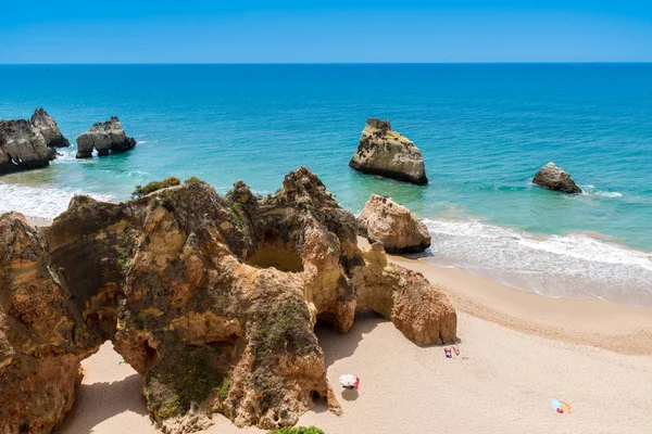 Güzel sahil Algarve, Portekiz