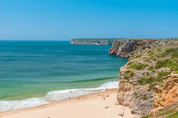 Praia yapmak Beliche - güzel sahil ve plaj Algarve, Portekiz