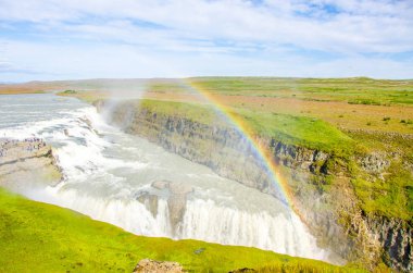 Gullfoss - İzlanda'daki güzel şelale