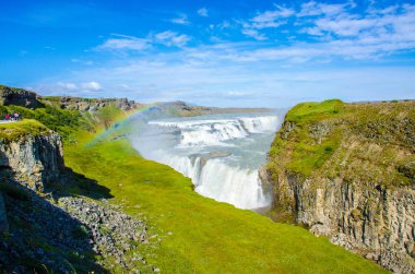 Gullfoss - İzlanda'daki güzel şelale