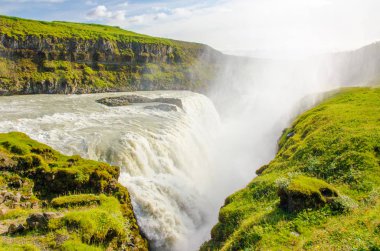 Gullfoss - İzlanda'daki güzel şelale